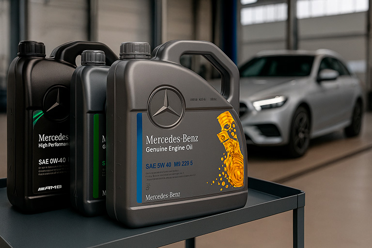Масла в двигатель Мерседес (Mercedes engine oils)
