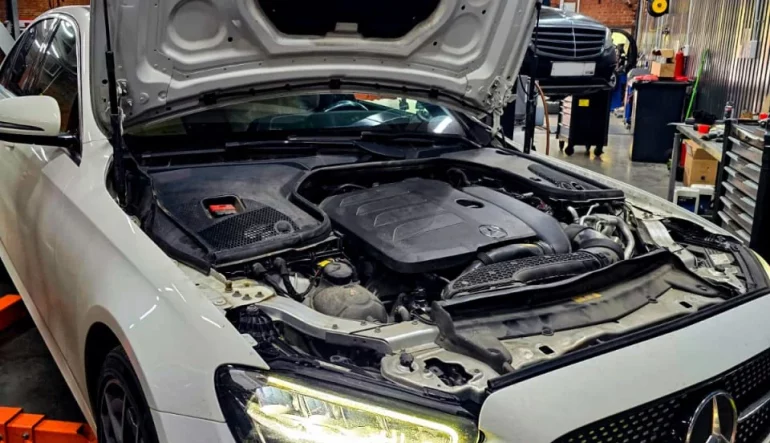 Mercedes-Benz E-Class W213: ТО и замена масла в АКПП на пробеге 31 856 км